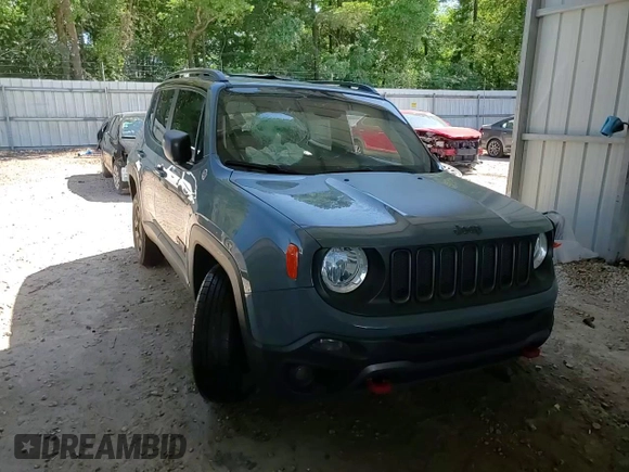 2018 Jeep Renegade Trailhawk with VIN ZACCJBCB3JPH43220, listed as a Copart auction lot 55473395 with Not provided miles and Salvage title. Bid and sale history available at DreamBid. Image 13.