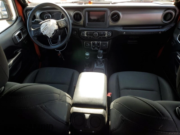 2019 Jeep Wrangler Unlimited Sport S with VIN 1C4HJXDGXKW557241, listed as a Copart auction lot 52485164 with 59,798 mi miles and Salvage title. Bid and sale history available at DreamBid. Image 8.