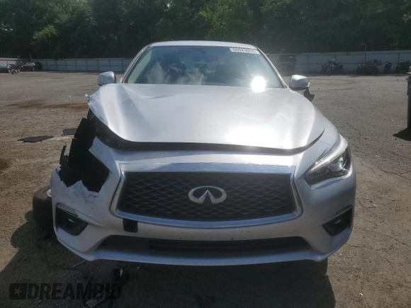 2020 Infiniti Q50 Pure with VIN JN1EV7AP6LM207293, listed as a Copart auction lot 60029065 with 43,872 mi miles and Salvage title. Bid and sale history available at DreamBid. Image 5.