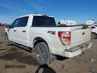2023 Ford F-150 XL with VIN 1FTFW1E5XPKE92229, listed as a IAAI auction lot 41686774 with 58,008 mi miles. Bid and sale history available at carsss.com. Image 3.