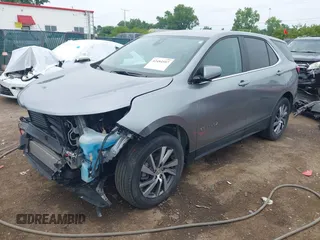 2023 Chevrolet Equinox LT with VIN 3GNAXUEG4PS178128, listed as a IAAI auction lot 42484557 with 56,496 mi miles and . Bid and sale history available at DreamBid. Image 2.