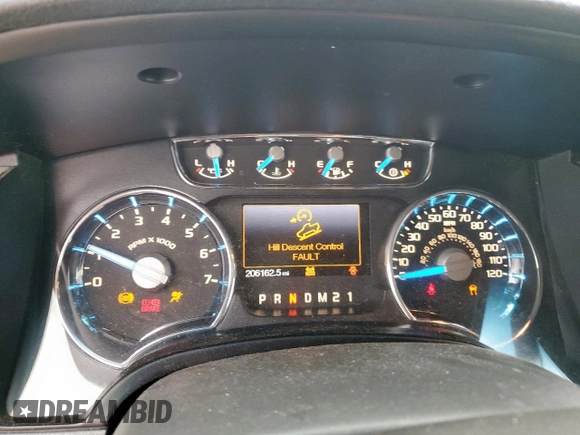 2013 Ford F-150 XL with VIN 1FTFW1EF4DFB09687, listed as a Copart auction lot 61425915 with 206,162 mi miles and Clean title. Bid and sale history available at DreamBid. Image 9.