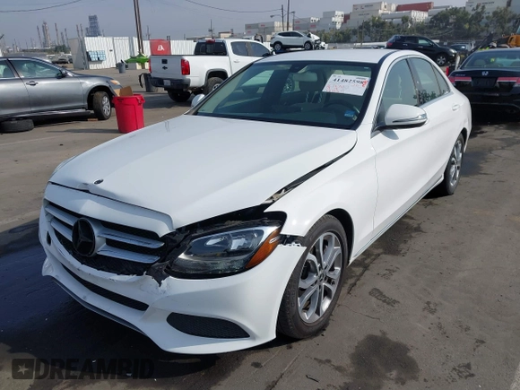 2017 Mercedes-Benz C 300 with VIN 55SWF4JB6HU210940, listed as a IAAI auction lot 41482598 with 101,135 mi miles and . Bid and sale history available at DreamBid. Image 17.