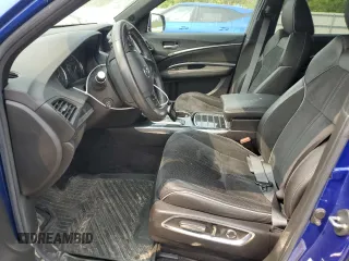 2020 Acura MDX Technology with VIN 5J8YD4H04LL027550, listed as a Copart auction lot 58573455 with 45,007 mi miles and Salvage title. Bid and sale history available at DreamBid. Image 7.