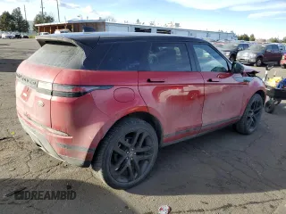 2020 Land Rover Range Rover Evoque SE with VIN SALZP2FX2LH105818, listed as a Copart auction lot 84417104 with 27,829 mi miles and Salvage title. Bid and sale history available at DreamBid. Image 3.