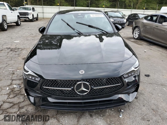 2024 Mercedes-Benz CLA 250 with VIN W1K5J4HB8RN478169, listed as a Copart auction lot 72189374 with 1,839 mi miles and Salvage title. Bid and sale history available at DreamBid. Image 5.