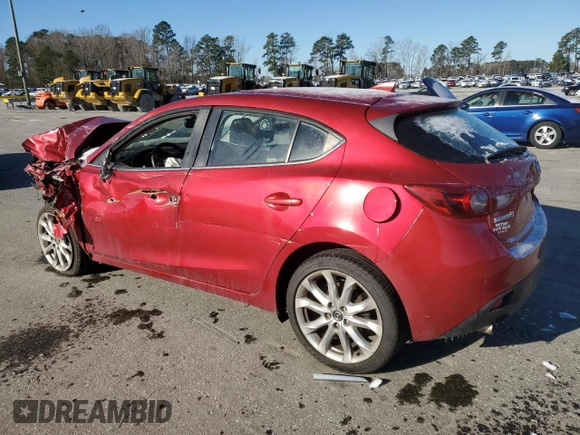 2015 Mazda 3 S Grand Touring with VIN JM1BM1M34F1268124, listed as a Copart auction lot 45002635 with Not Provided miles and Salvage Title. Bid and sale history available at DreamBid. Image 2.
