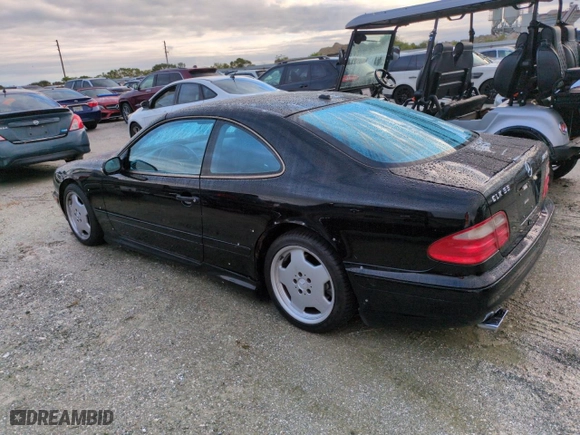 2002 Mercedes-Benz CLK-Class AMG with VIN WDBLJ74G32T102631, listed as a Copart auction lot 74875534 with 0 mi miles and Salvage Title. Bid and sale history available at carsss.com. Image 2.