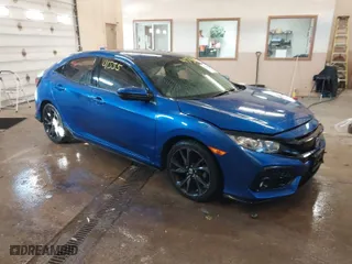 2017 Honda Civic Hatchback Sport with VIN SHHFK7H49HU205980, listed as a IAAI auction lot 41641535 with 98,992 mi miles. Bid and sale history available at carsss.com. Image 1.