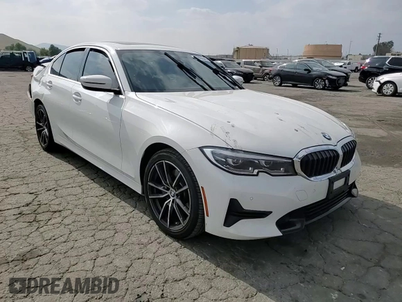 2020 BMW 3 Series 330i xDrive with VIN 3MW5R7J03L8B05948, listed as a Copart auction lot 50885545 with 90,074 mi miles and Salvage title. Bid and sale history available at DreamBid. Image 10.