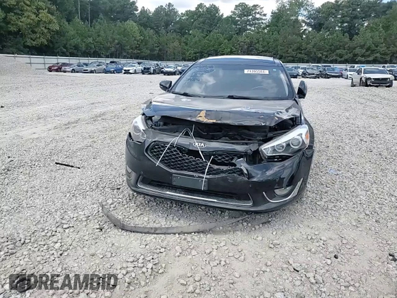 2014 Kia Cadenza Premium with VIN KNALN4D75E5132210, listed as a Copart auction lot 71395584 with 134,266 mi miles and Salvage Title. Bid and sale history available at carsss.com. Image 11.