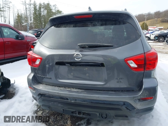 2019 Nissan Pathfinder S z VIN 5N1DR2MM0KC629304, wystawiony jako IAAI lot #41342768 z przebiegiem 48 529 mil mil oraz . Historia ofert i sprzedaży dostępna na DreamBid. Obrazek 17.