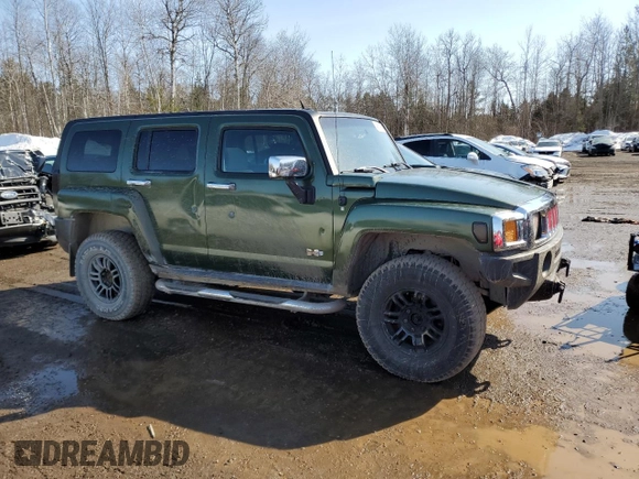 2007 Hummer H3 SUV z VIN 5GTDN13E778161689, wystawiony jako Copart lot #48561455 z przebiegiem 308 875 mil mil oraz Czysty tytuł • Clean title. Historia ofert i sprzedaży dostępna na DreamBid. Obrazek 4.