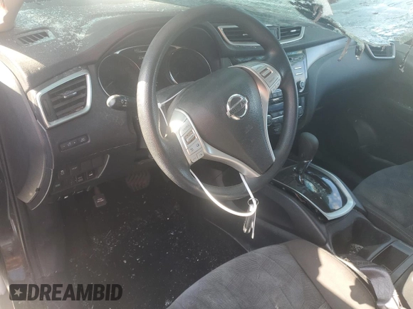 2016 Nissan Rogue SV with VIN KNMAT2MV2GP658479, listed as a Copart auction lot 44925995 with 92,788 mi miles and Salvage Title. Bid and sale history available at carsss.com. Image 8.
