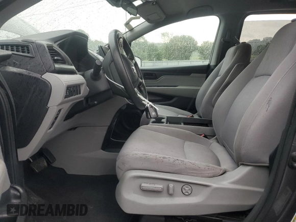 2018 Honda Odyssey EX with VIN 5FNRL6H50JB047999, listed as a Copart auction lot 57819495 with 121,295 mi miles and Salvage title. Bid and sale history available at DreamBid. Image 7.