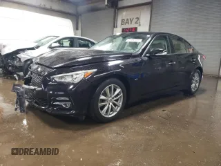 2014 Infiniti Q50 z VIN JN1BV7AR1EM704288, wystawiony jako Copart lot #47192135 z przebiegiem 111 040 mil mil oraz Szkoda całkowita • Salvage title. Historia ofert i sprzedaży dostępna na DreamBid. Obrazek 1.