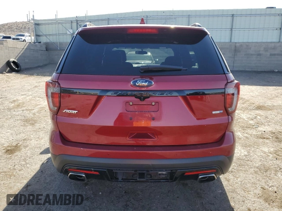 2017 Ford Explorer Sport with VIN 1FM5K8GT8HGD43510, listed as a Copart auction lot 51639995 with 751,058 mi miles and Salvage Title. Bid and sale history available at carsss.com. Image 6.