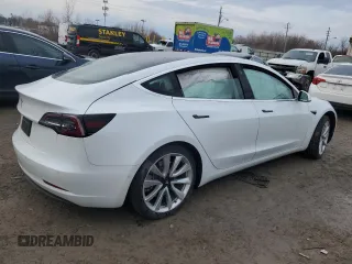 2019 Tesla Model 3 Mid Range with VIN 5YJ3E1EA8KF466382, listed as a Copart auction lot 46578205 with Not Provided miles and Salvage Title. Bid and sale history available at DreamBid. Image 3.