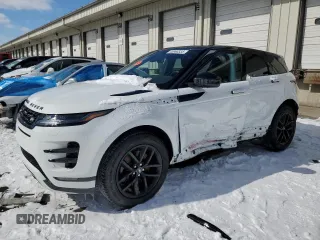 2024 Land Rover Range Rover Evoque Dynamic SE with VIN SALZL2FX5RH244412, listed as a Copart auction lot 45960335 with 5,156 mi miles and Salvage Title. Bid and sale history available at carsss.com. Image 1.