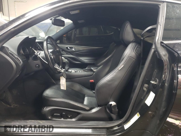 2018 Infiniti Q60 Luxe with VIN JN1EV7EL7JM392006, listed as a Copart auction lot 85520894 with 60,565 mi miles and Salvage title. Bid and sale history available at DreamBid. Image 7.