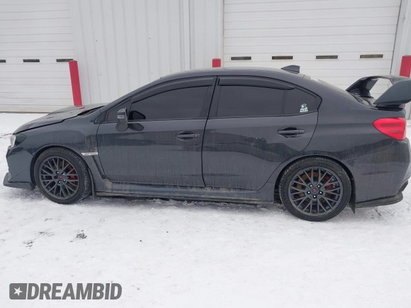2015 Subaru WRX STI with VIN JF1VA2L60F9803514, listed as a IAAI auction lot 41591735 with 82,700 mi miles and . Bid and sale history available at DreamBid. Image 14.