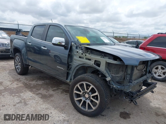 2019 GMC Canyon 4WD Denali with VIN 1GTG6EEN6K1354469, listed as a IAAI auction lot 41902101 with 27,096 mi miles. Bid and sale history available at carsss.com. Image 1.