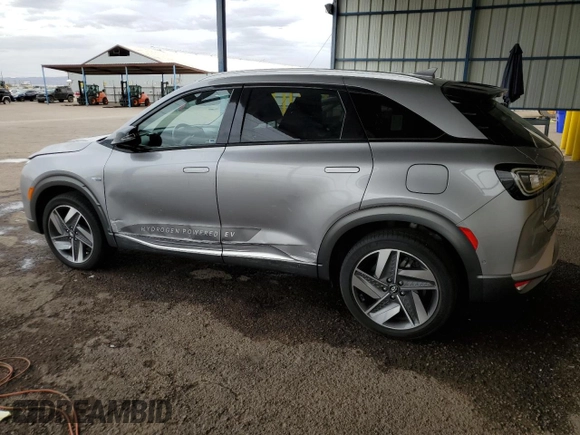 2021 Hyundai NEXO Limited with VIN KM8J84A64MU017143, listed as a Copart auction lot 50567955 with 61,585 mi miles and Clean Title. Bid and sale history available at DreamBid. Image 2.
