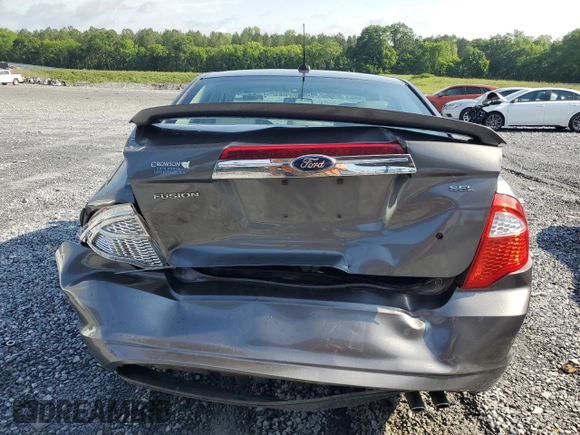 2012 Ford Fusion SEL with VIN 3FAHP0JA7CR387288, listed as a Copart auction lot 56968885 with 169,802 mi miles and Salvage title. Bid and sale history available at DreamBid. Image 6.
