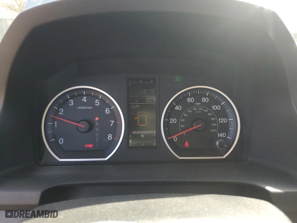 2008 Honda CR-V EX-L with VIN 5J6RE38798L010512, listed as a Copart auction lot 48424045 with 115,172 mi miles and Salvage Title. Bid and sale history available at carsss.com. Image 9.