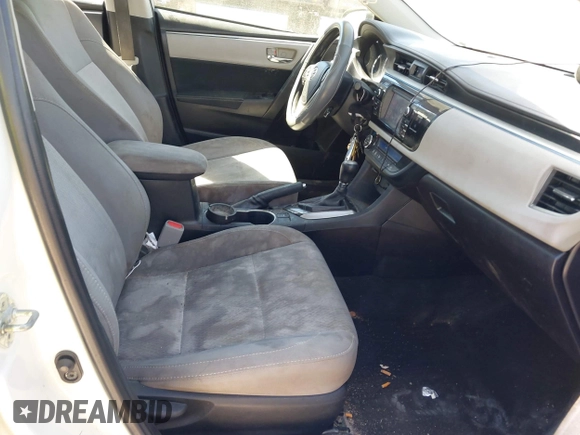 2016 Toyota Corolla L with VIN 2T1BURHE8GC593589, listed as a IAAI auction lot 41875122 with 114,828 mi miles and . Bid and sale history available at DreamBid. Image 5.