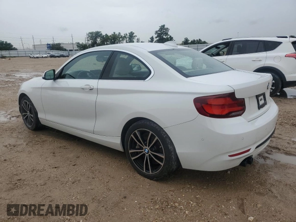 2021 BMW 2 Series 230i with VIN WBA2J1C05M7J36402, listed as a Copart auction lot 64572524 with 25,217 mi miles and Non Repairable. Bid and sale history available at carsss.com. Image 2.