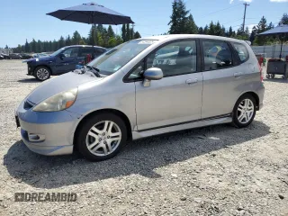 2007 Honda Fit Sport with VIN JHMGD37617S043208, listed as a Copart auction lot 64594825 with 210,672 mi miles and Clean title. Bid and sale history available at DreamBid. Image 1.
