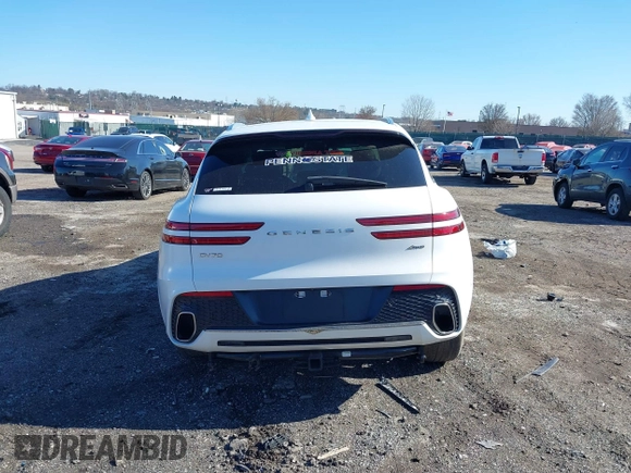 2022 Genesis GV70 2.5T with VIN KMUMADTB5NU051297, listed as a IAAI auction lot 41892642 with 46,421 mi miles and . Bid and sale history available at DreamBid. Image 16.