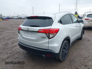 2022 Honda HR-V Sport with VIN 3CZRU6H18NM769419, listed as a IAAI auction lot 41054527 with 16,258 mi miles and . Bid and sale history available at carsss.com. Image 4.