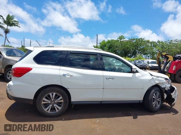 2017 Nissan Pathfinder S with VIN 5N1DR2MN3HC603281, listed as a IAAI auction lot 39728416 with 75,381 mi miles and . Bid and sale history available at DreamBid. Image 13.