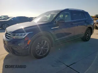 2022 Volkswagen Tiguan SE with VIN 3VV3B7AX2NM024334, listed as a Copart auction lot 52183095 with 26,849 mi miles and Salvage Title. Bid and sale history available at DreamBid. Image 1.