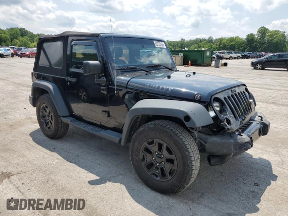 2015 Jeep Wrangler Freedom Edition with VIN 1C4AJWAG8FL688255, listed as a Copart auction lot 59722165 with 130,666 mi miles and Salvage title. Bid and sale history available at DreamBid. Image 4.