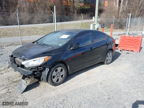 2014 Kia Forte LX with VIN KNAFK4A66E5179618, listed as a IAAI auction lot 41718330 with 115,052 mi miles. Bid and sale history available at carsss.com. Image 19.