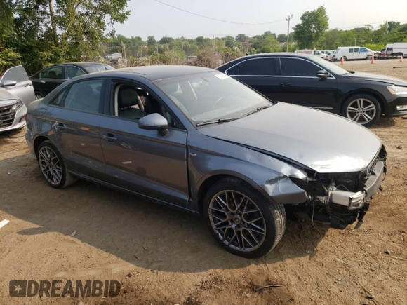 2016 Audi A3 2.0T Premium with VIN WAUB8GFF2G1018152, listed as a Copart auction lot 53251553 with 57,582 mi miles. Bid and sale history available at carsss.com. Image 4.