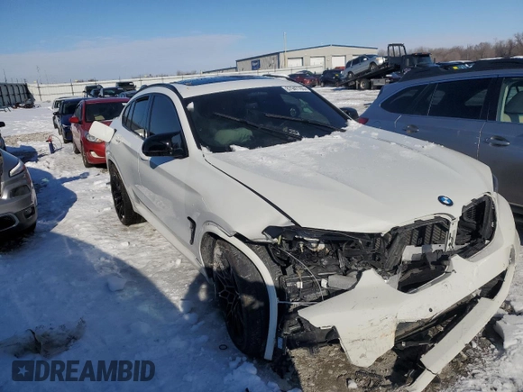 2022 BMW X4 M z VIN 5YM23EC04N9K50909, wystawiony jako Copart lot #87947765 z przebiegiem 27 474 mil mil oraz Szkoda całkowita • Salvage title. Historia ofert i sprzedaży dostępna na DreamBid. Obrazek 4.