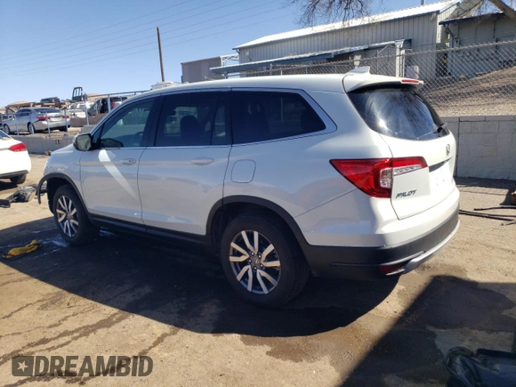 2022 Honda Pilot EX-L with VIN 5FNYF6H58NB095615, listed as a Copart auction lot 45694195 with 13,016 mi miles and Salvage Title. Bid and sale history available at carsss.com. Image 2.