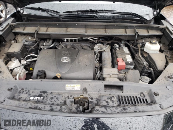 2020 Toyota Highlander L with VIN 5TDCZRBH2LS037465, listed as a Copart auction lot 55826835 with 104,868 mi miles and Salvage title. Bid and sale history available at DreamBid. Image 12.