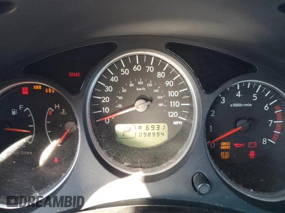 2005 Subaru Forester XS с VIN JF1SG65645H708190, выставлен на аукционе Copart как лот 54916405 с пробегом 98 994 миль миль и Списание • Salvage title. История ставок и продаж доступна на DreamBid. Изображение 9.