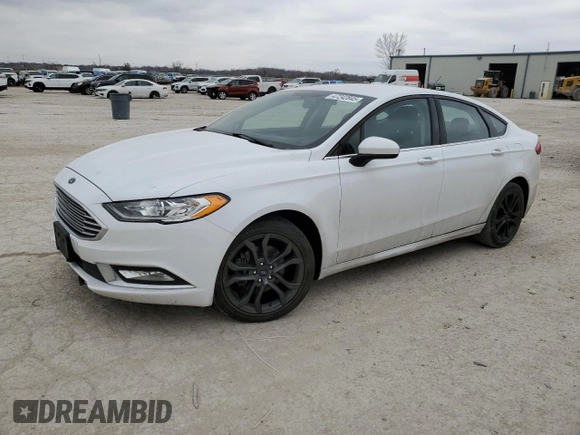 2018 Ford Fusion S with VIN 3FA6P0G74JR193642, listed as a Copart auction lot 47242845 with 122,322 mi miles and Salvage Title. Bid and sale history available at carsss.com. Image 1.