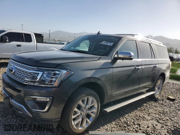 2018 Ford Expedition Max Platinum with VIN 1FMJK1MTXJEA07269, listed as a Copart auction lot 56578775 with 119,004 mi miles and Salvage title. Bid and sale history available at DreamBid. Image 1.