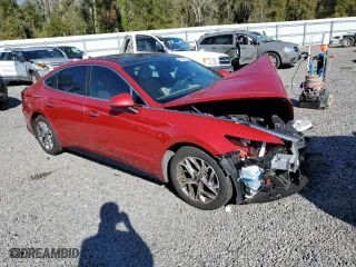 2020 Hyundai Sonata SEL with VIN 5NPEF4JA6LH003219, listed as a Copart auction lot 46748795 with 61,010 mi miles and Non Repairable. Bid and sale history available at carsss.com. Image 4.