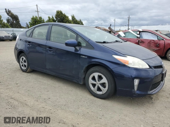 2012 Toyota Prius One with VIN JTDKN3DU0C1586741, listed as a Copart auction lot 54766485 with 222,126 mi miles and Clean Title. Bid and sale history available at DreamBid. Image 4.