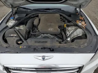 2016 Hyundai Genesis 3.8L with VIN KMHGN4JE5GU137919, listed as a Copart auction lot 49777735 with 51,643 mi miles and Salvage Title. Bid and sale history available at carsss.com. Image 11.