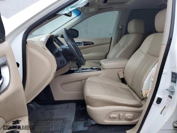 2016 Nissan Pathfinder Platinum with VIN 5N1AR2MM9GC649576, listed as a Copart auction lot 43162655 with 210,240 mi miles and Salvage Title. Bid and sale history available at carsss.com. Image 7.