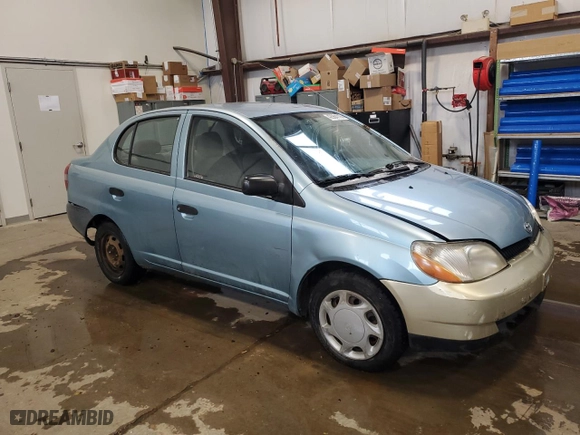 2000 Toyota ECHO with VIN JTDBT1235Y0070084, listed as a Copart auction lot 42984115 with NaN miles and Salvage Title. Bid and sale history available at carsss.com. Image 4.